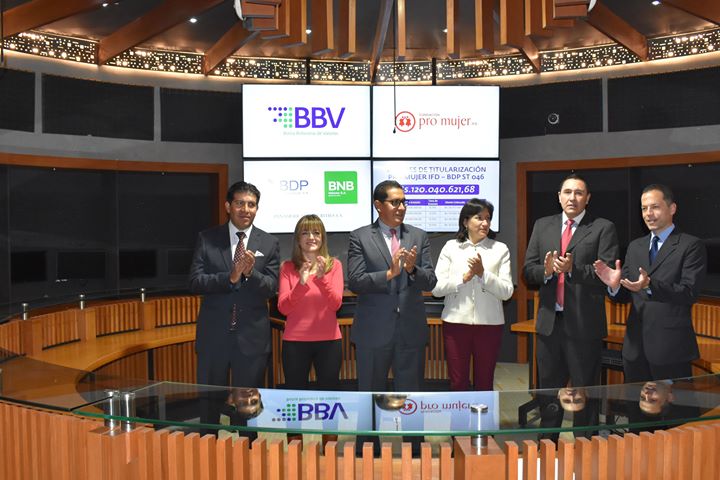 FUNDACIÓN PRO MUJER IFD coloca exitosamente valores de titularización en la Bolsa Boliviana de Valores