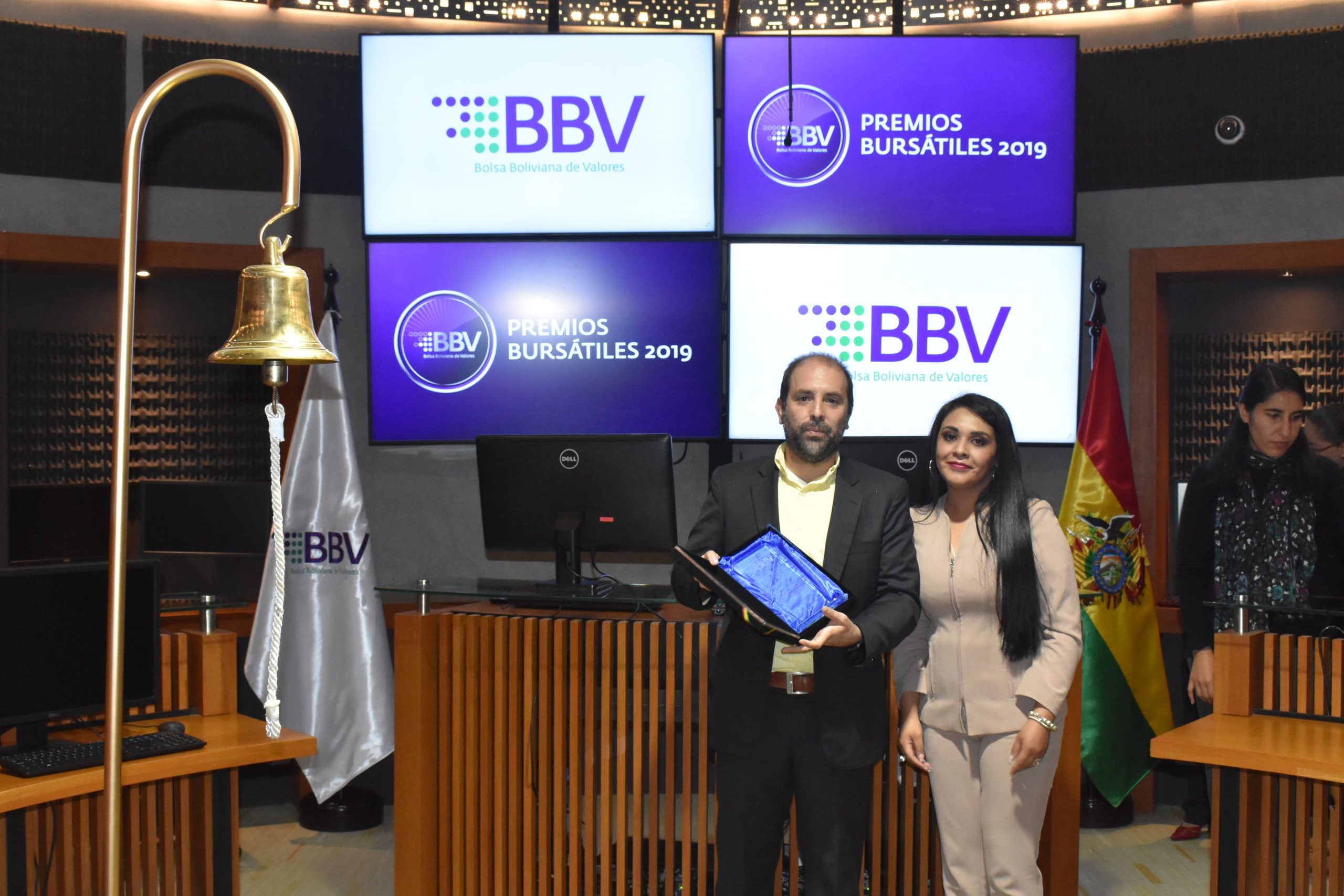 Bolsa  Boliviana de Valores organizó los Premios Bursátiles 2019