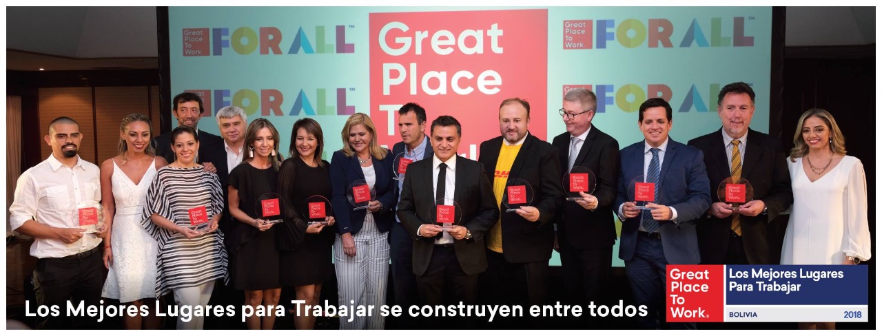 Great Place To Work reconoce a 17 empresas como los Mejores Lugares para Trabajar en Bolivia 2019
