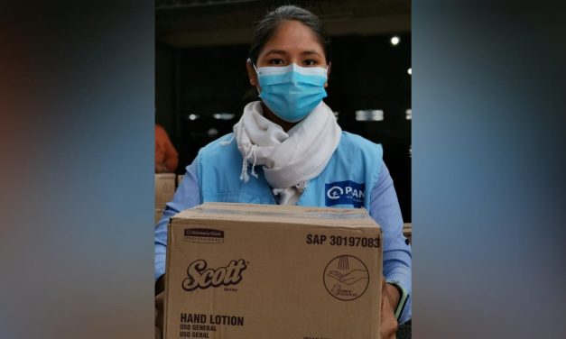 Kimberly-Clark Bolivia realiza donación a Municipios cruceños de más de 14 mil jabones Scott en spray