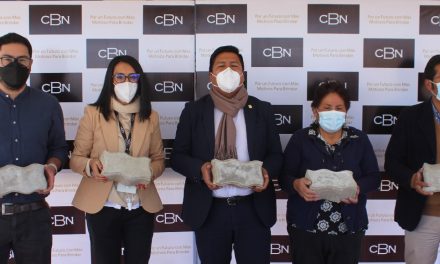 CBN dona losetas recicladas, pallets y llantas para   la construcción de un Ecoparque infantil en Oruro