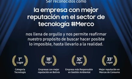 Ranking Merco: Samsung lidera el sector de tecnología en Bolivia