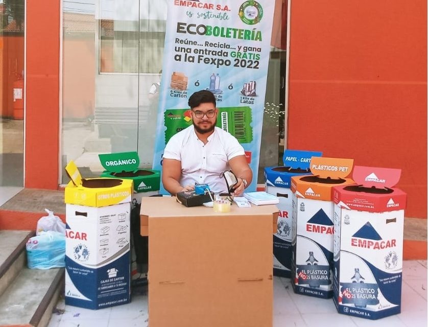 Empacar y Fexpocruz sellan alianza con el objetivo de promover el reciclaje de los visitantes de Expocruz 2022